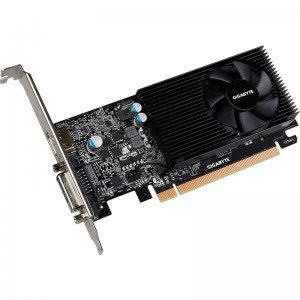 Placa video GIGABYTE GeForce GT 1030, 2GB GDDR5, HDMI, DVI-D, 64-bit Low Profile